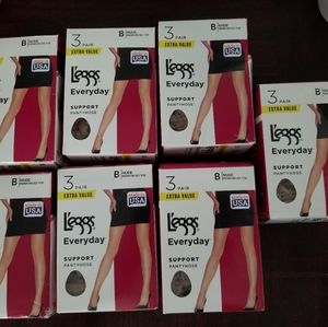 7 boxes (3 packs) of L'eggs Pantyhose, B Nude